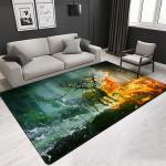 Polyester Printed Carpet /home area rugs living room bedroom 120x160cm