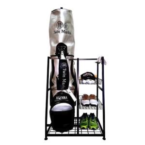 Wholesale Functional Storage Single Golf Bag Organizer Rack Indoor Use Non Folding Stand Type from china suppliers