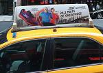 Digital Signage Taxi LED Display Full Color P5 192×64 Pixels Screen Resolution