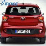 2pcs Reflector Bumper Light Auto Decoration Lamp For Hyundai Grand I10 2017 2018