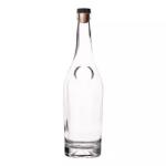 High Flint 700ml Spirit Glass Bottle With Cork Lid Thick Base Luxury Package For
