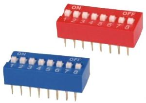 Wholesale DIP Switch Contact DSC-001 Pin pitch: 2.54mm*7.62mm from china suppliers
