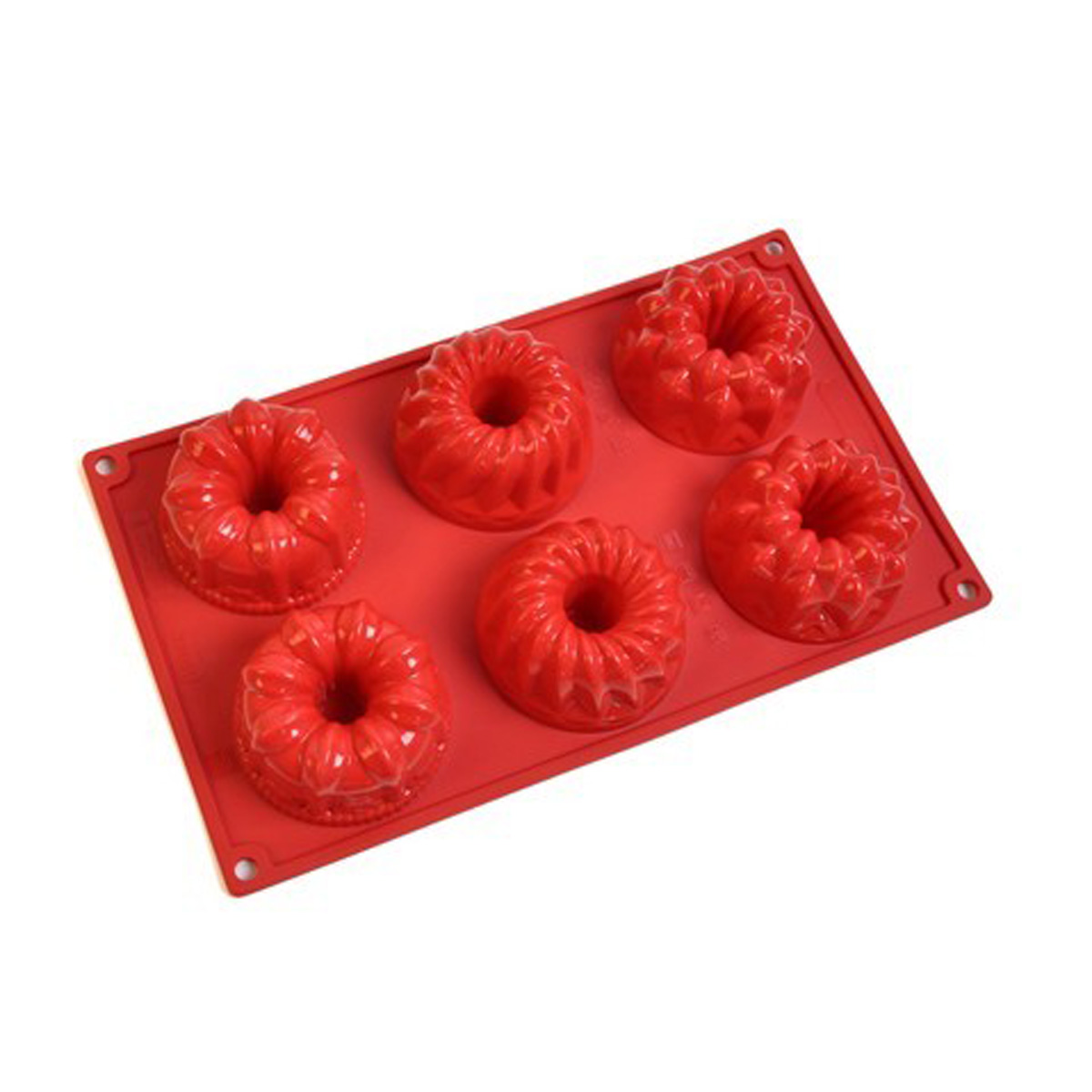 Silicone manufacturer Silicone baking tools 6 cups doughnuts shaped silicone mold SB-016