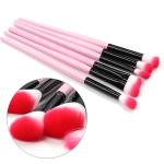 24Pcs Pink Handle Cosmetic Makeup Brush Set