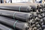 Uniaxial Soil Reinforcement Geogrid PP PE For Railway Highway Project