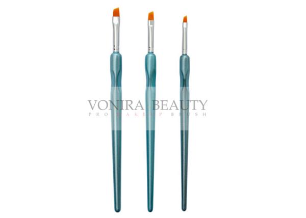 5pcs Flat Top Painting Professional Nail Art Brushes 3D Design Pattern Drawing