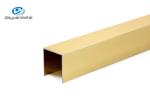 0.8mm Thickness Aluminum U Profiles Electrophoresis Treatment For Wall And Floor