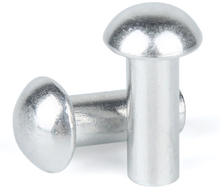 GB 867 DIN 660 Stainless Steel Round Head Aluminum Solid Rivets For Construction