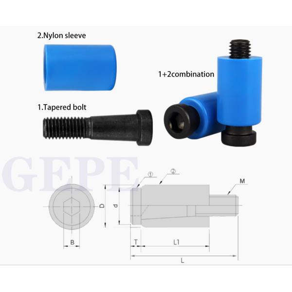 Mold Nylon Parting Locks High Temperature Resistant Hook Rubber Plug Screw Resin Lock PL121620