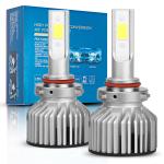 9 - 32V H10 COB LED Car Headlight Bulbs 30w 6000LM Super Waterproof IP68
