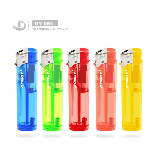 Rubber Color Cr Long Electric Lighter for Wholesale
