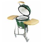 Portable 16 Inch Mini Max Outdoor Cooking Ceramic Kamado Grill
