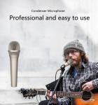 23.5mm*180mm XLR Condenser Mic Noise Cancelling Microphone For Streaming