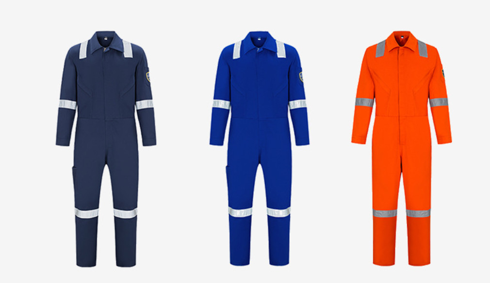 Reflective Anti-Static FR Coveralls 100% Cotton, Shipyard/Sea Port/Steel-Making Welder