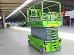 12m Elevated Lift Platform Aerial Working Electric Manlifts Green Color