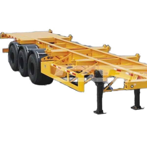 3AXles High Quality Heavy Load Capacity Trailer Skeleton Parts Container