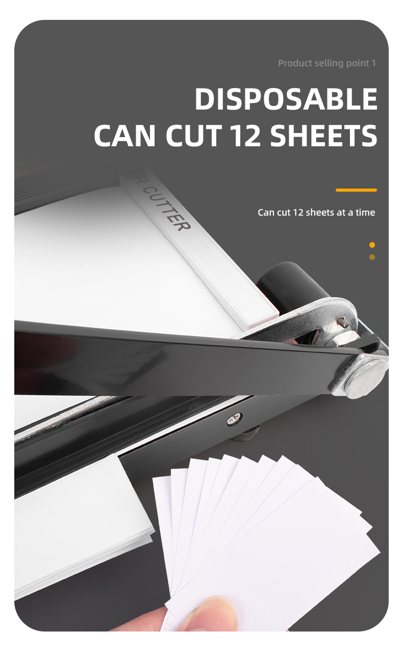 Professional Double Batten Upgraded A4 Manual Paper Cutter Machine for A4 Paper Cutting