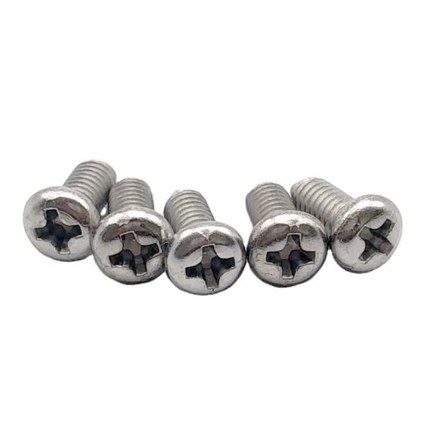 Stainless steel 304 stainless steel round head screw pan head cross machine