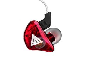 Wholesale In Ear Wired Metal Earbuds With Mic Red Color 20 - 20KHz Frequency from china suppliers