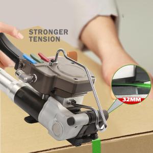 Wholesale 32mm PET Belt Pneumatic Plastic Strapping Tool Hot Melt Welding Hand Held Strapping Machine from china suppliers