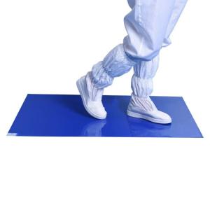 China Adhesive 30layers LDPE Clean Room Mats Dust Control antimicrobial floor mat on sale
