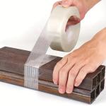 Cross Fiber Fiberglass Reinforced Packing Tape With Rubber Adhesive And