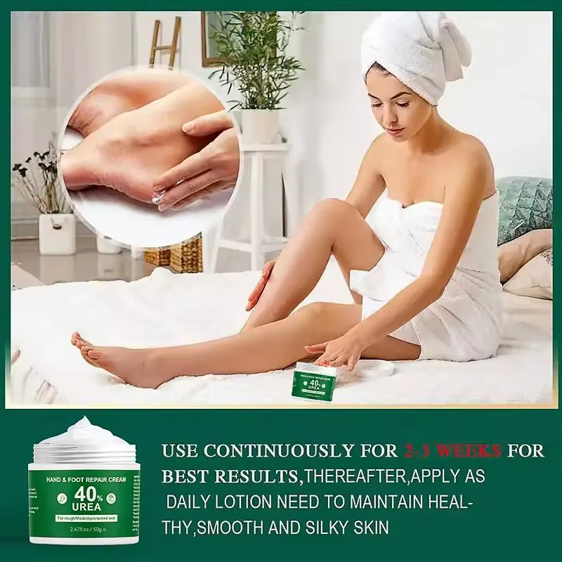 OEM Vitamin E Hand Foot Care Anti Drying Vaseline Urea Cream Foot Repair