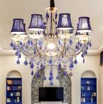 Modern style Sliver metal hanging candelabra chandelier lighting (WH-MI-75)