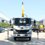 New Design 4X2 Cargo Truck 4 Tons/3.2 tons truck mounted crane 3/4 Sections Boom