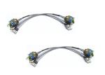 SMA Male RF Integrated Connector RF Coaxial Cable Assemblies RG506