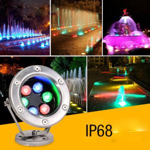 Wholesale Water - Tight White RGB Landscape Lights IP68 3/6/9/12/18/24/36/48W Underwater Waterpool Fountain from china suppliers