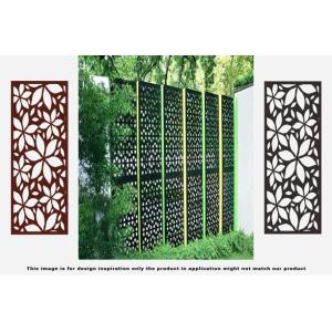 Wholesale Price On Louver 6' Laser-Cut Steel Fencing Panel Aluminum Privacy Fence from china suppliers