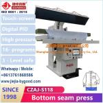 Aluminium Shirt Bottom Seam Pressing Machine Electric Heat For Wrinkle Free Seam