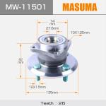 Auto Wheel Hub Bearing 42410-12240 for TOYOTA ALLEX by MASUMA NO. MW-11501