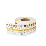 Water soluble paper labels dissolvable labels for food packaging