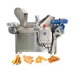 Custom Made Automatic Discharge Commercial Stainless Steel Vegetable Fruit Fryer