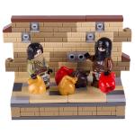 City accessories part 10169 mini figure utensil bag sack with handle Building