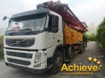 56 Meter Used SANY Concrete Pumping Truck On VOLVO Made In 2012