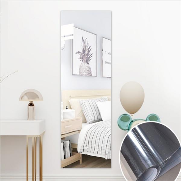 Unbroken Peel And Stick Privacy Film PET Self Adhesive Mirror Wallpaper Moisture