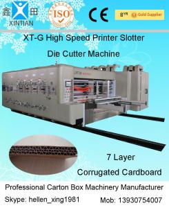 Wholesale ISO Carton Box Making Machine Corrugated Cardboard Flexo Printer Slotter Machine from china suppliers