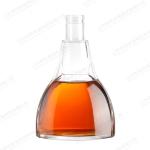 750ml Clear Glass Bottle for Brandy Gin Rum Tequila Vodka Healthy Lead-free