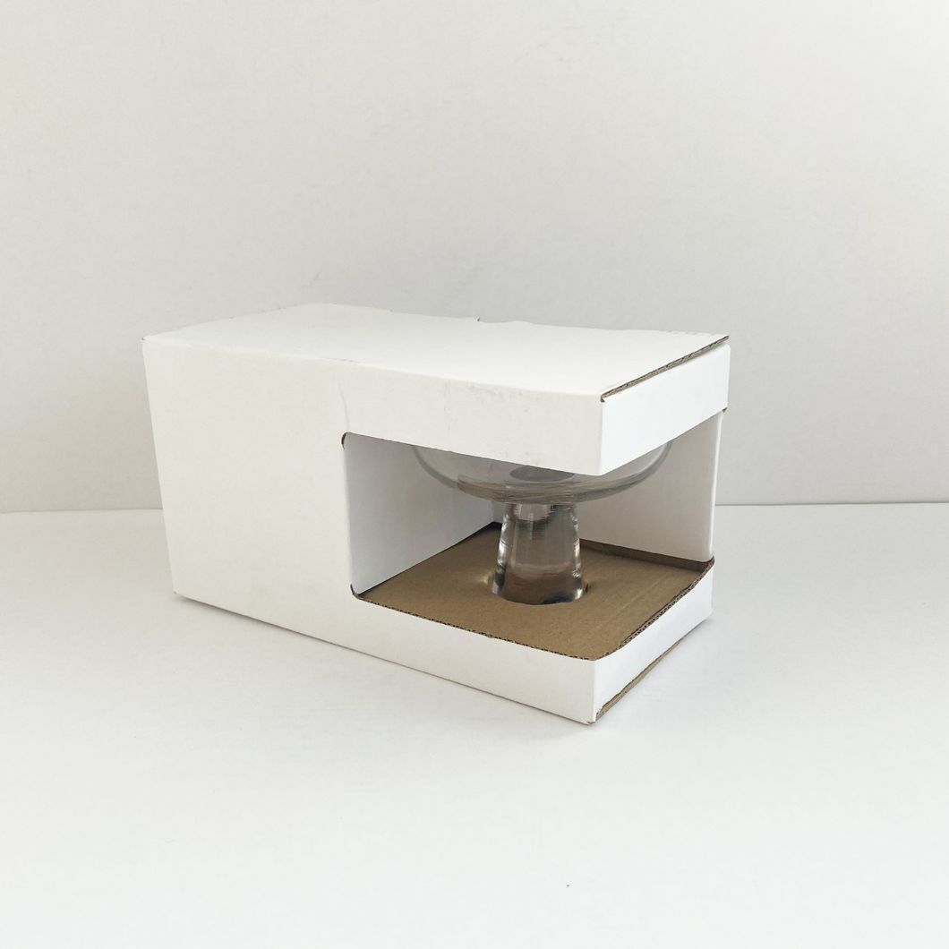 Customized Printing Kraft Paper Brown White Packaging Fashion Packing Cardboard Corrugated Display Case Gift Carton Box for Champagne Glass Mug