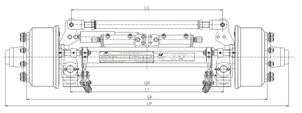 Self-steering axle