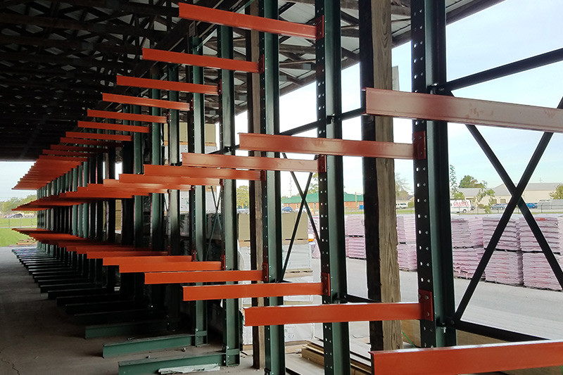 Stable Heavy Duty Cantilever Rack For Faster Throughput And Available Work Area