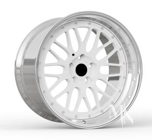 Wholesale 2 Piece Forged Custom Wheels BBS LM LMR LeMans Gold Rims For BMW 370z 350z from china suppliers