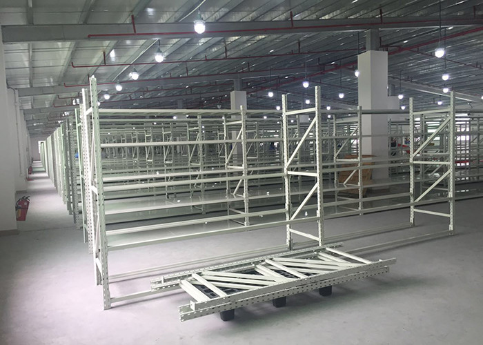 Industrial Light Duty Storage Rack System Powder Coating Finish 100kg-120kg/layer