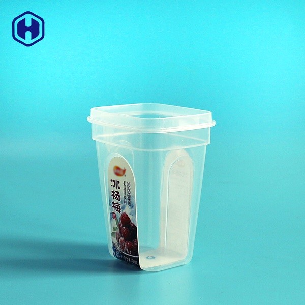 Hot Filling Square Plastic Food Containers Leakage Proof Microwavable