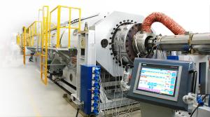Wholesale PE 500-1200mm HDPE Pipe Production Line with swarfless cutter from china suppliers