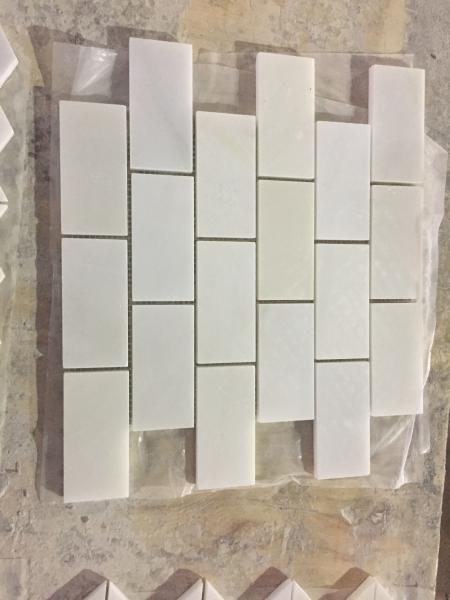 Quality Danby White Marble Mosaic, New design natural marble Mosaic Stone , China White Marble Mosaic Tile for sale