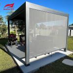 Outdoor Garden Motorized Aluminium Pergola With Aluminium Alloy 6063 Drainage